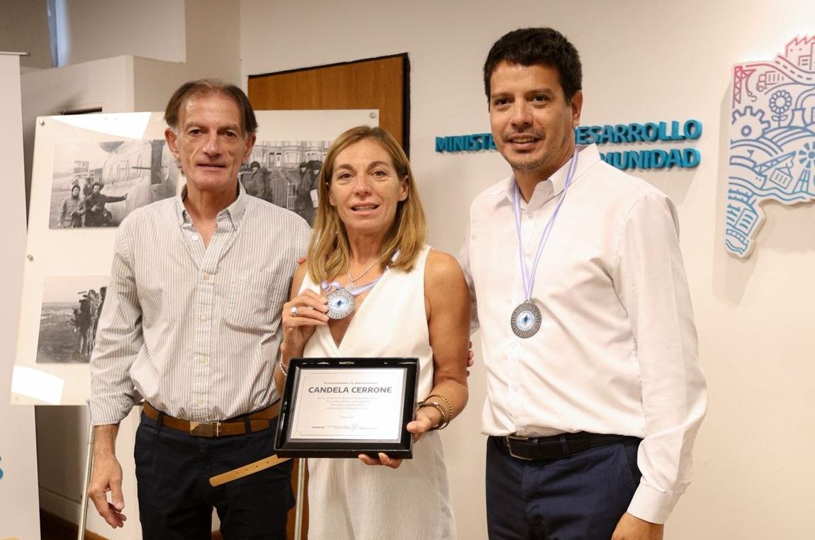 Reconocen a la atleta bonaerense que obtuvo el maratón en las Islas Malvinas