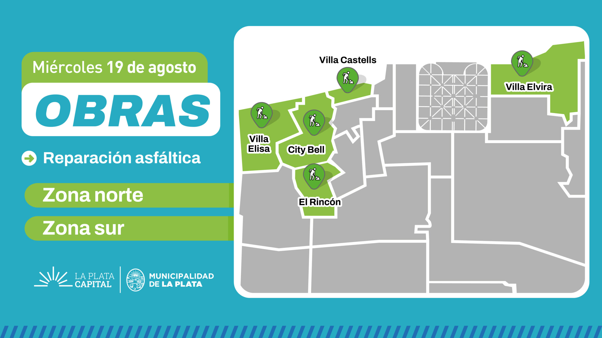 La Comuna extiende los trabajos de reparación y renovación asfáltica en los barrios