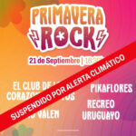 Ante el nivel de alerta ‘amarillo’ por vientos, se suspendió Primavera Rock