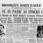 Efemérides 29 de octubre | Comienza la Gran Depresión tras la caída en Wall Street