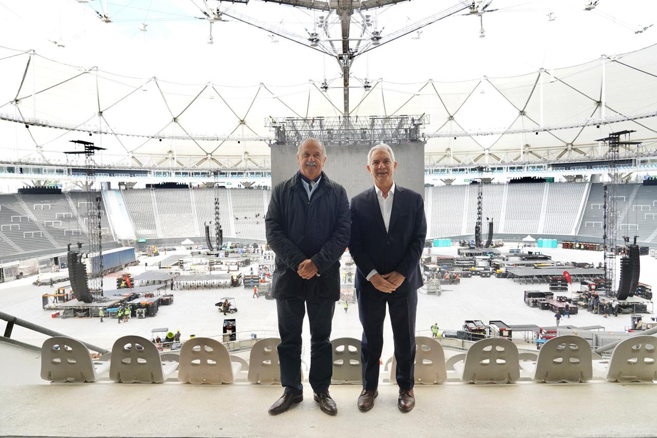 Alak recorrió las obras de remodelación del Estadio Único Diego Armando Maradona